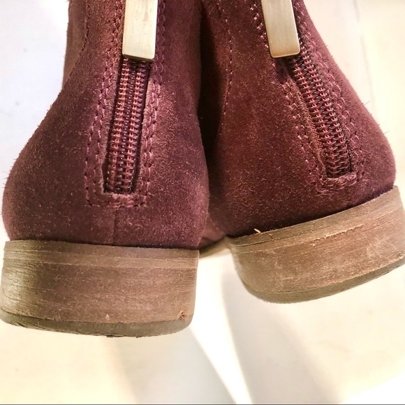 DV by Dolce Vita | Purple Suede Ankle Boots Booties 7.5 - Picture 8 of 16